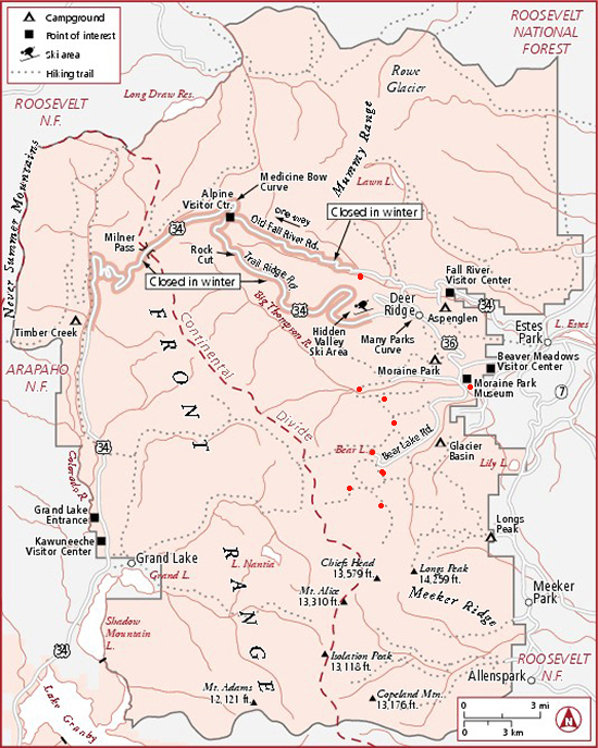 RMNP Map